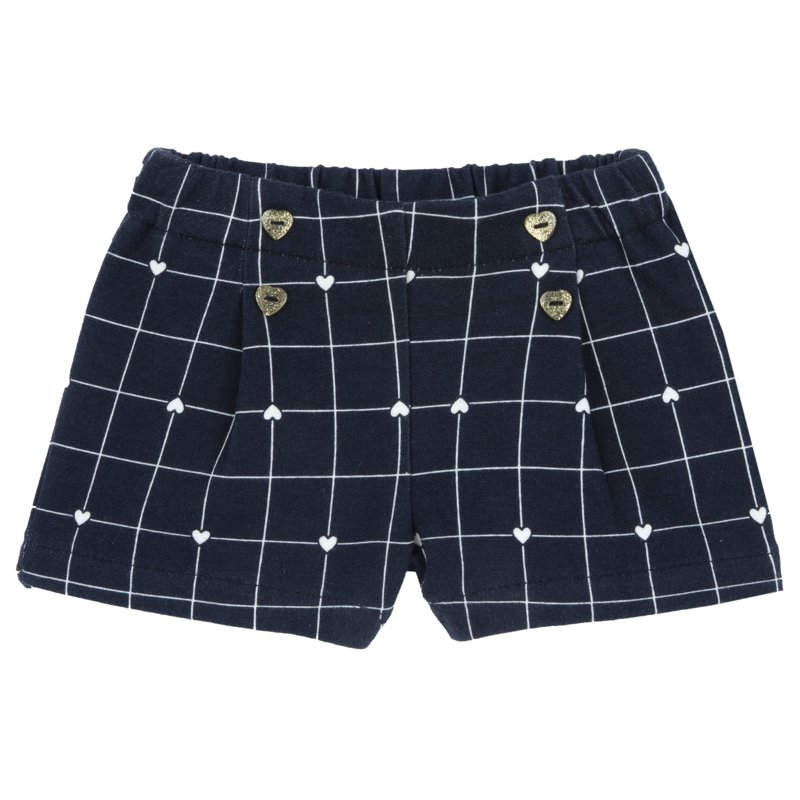 SHORTS - WHITE/BLUE