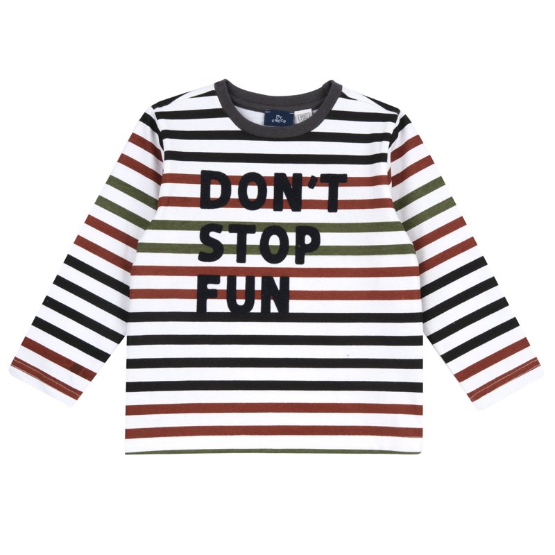 T-SHIRT LONG SLEEVE - NATURAL PRINTED