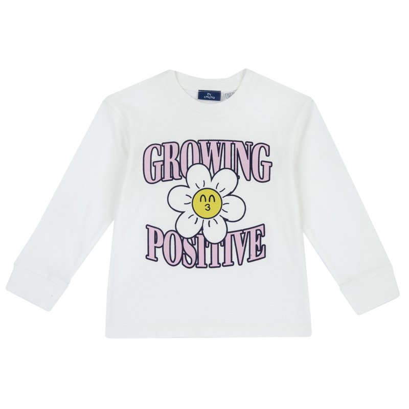 T-SHIRT LONG SLEEVE - NATURAL PRINTED