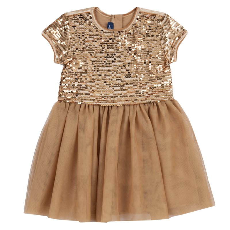 DRESS SHORT SLEEVE - DARK NATURAL