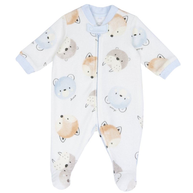JUMPSUIT - LIGHT BLUE PRINTED