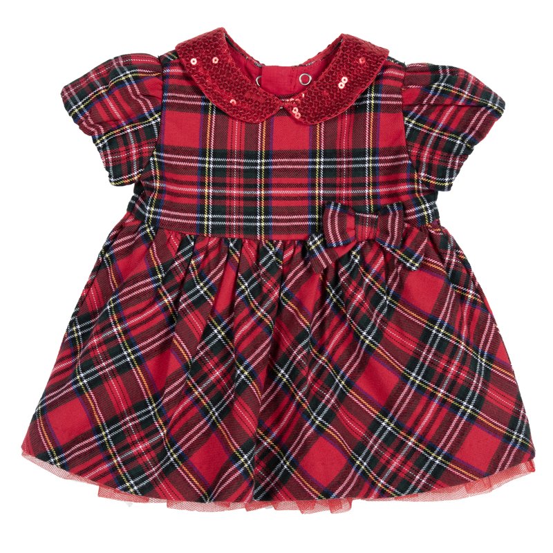 DRESS SHORT SLEEVE - MEDIUM RED