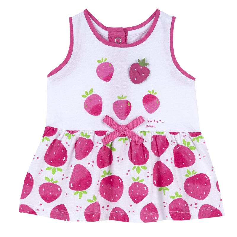 DRESS SLEEVELESS - DARK PINK