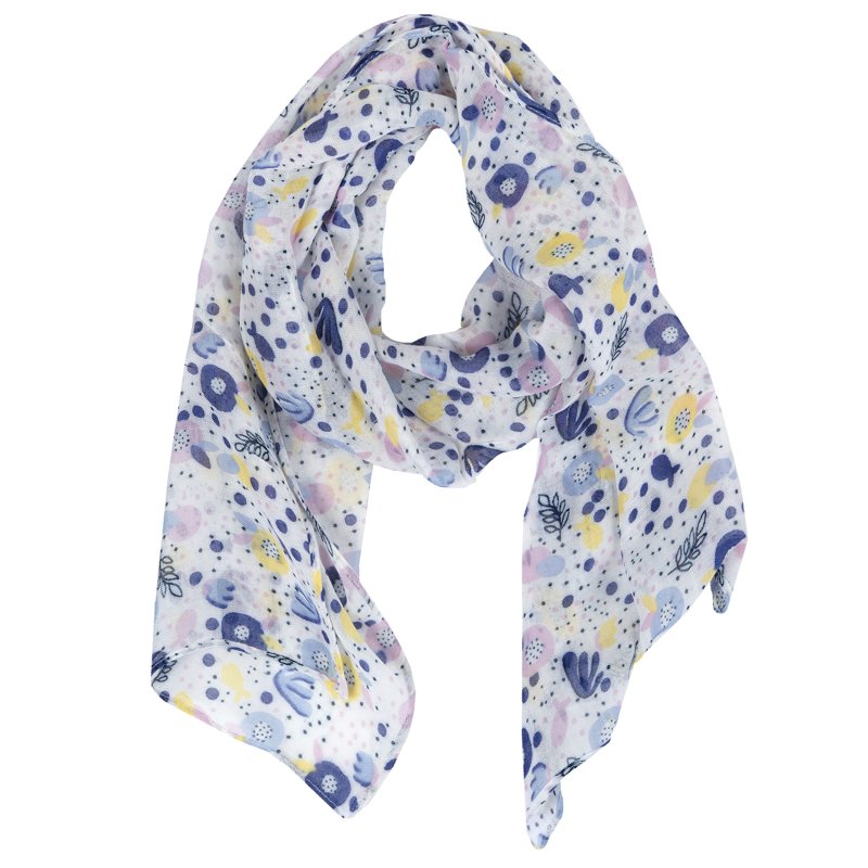 SCARF - NATURAL PRINTED