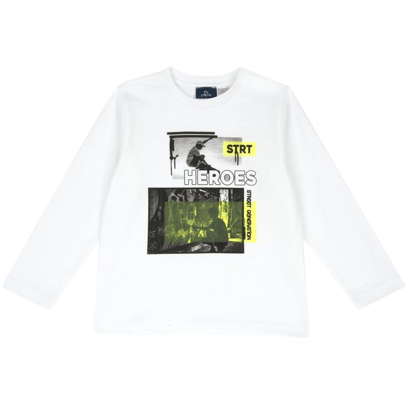 T-SHIRT LONG SLEEVE - WHITE