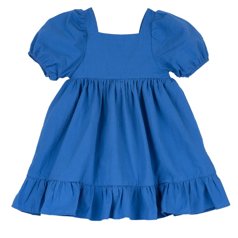 DRESS SHORT SLEEVE - MEDIUM LIGHT BLUE