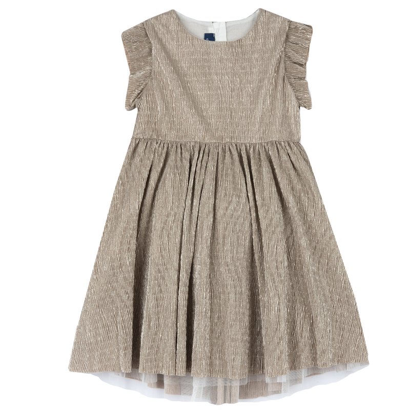 DRESS SLEEVELESS - NATURAL PRINTED