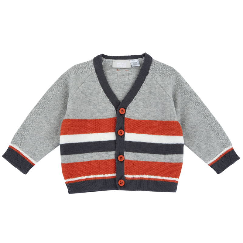 CARDIGAN - MEDIUM GREY