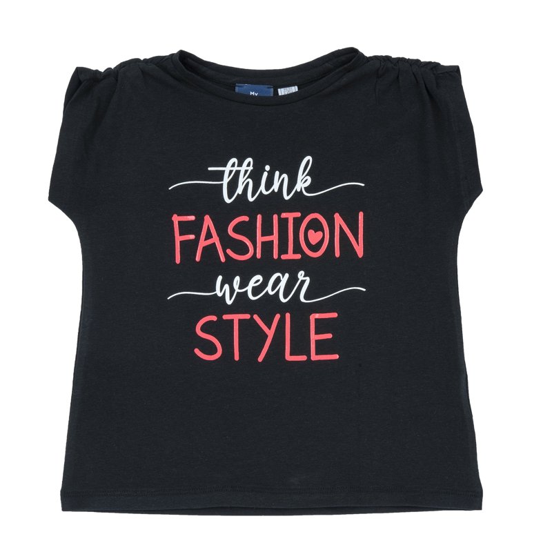 T-SHIRT SHORT SLEEVE - BLACK