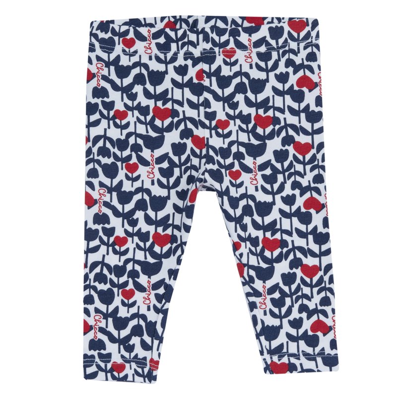LEGGINGS - BLUE PRINTED
