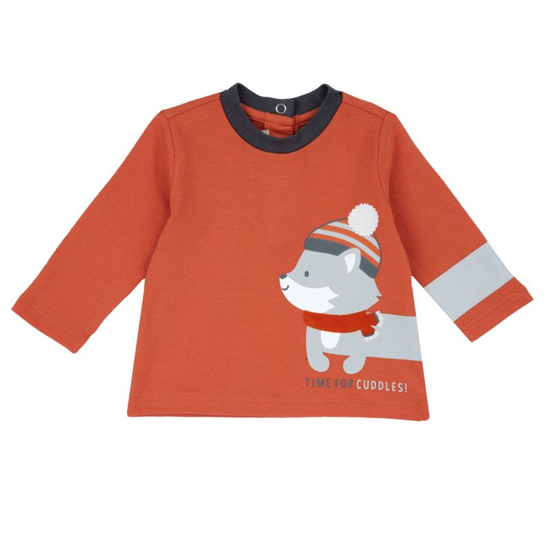 T-SHIRT LONG SLEEVE - MEDIUM ORANGE