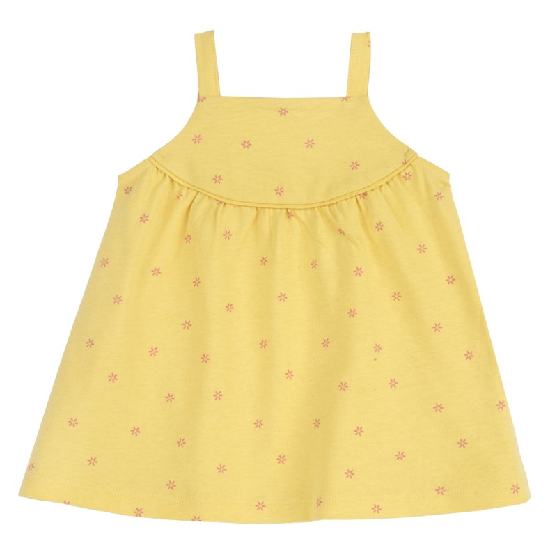 DRESS SLEEVELESS - MEDIUM YELLOW