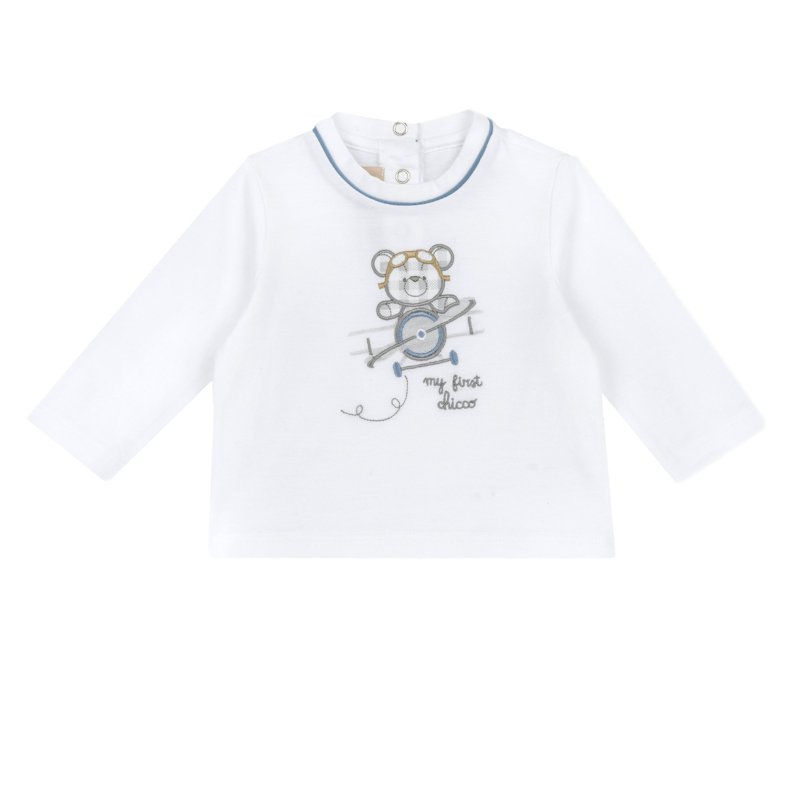 T-SHIRT LONG SLEEVE - WHITE