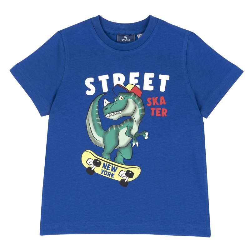 T-SHIRT SHORT SLEEVE - MEDIUM BLUE