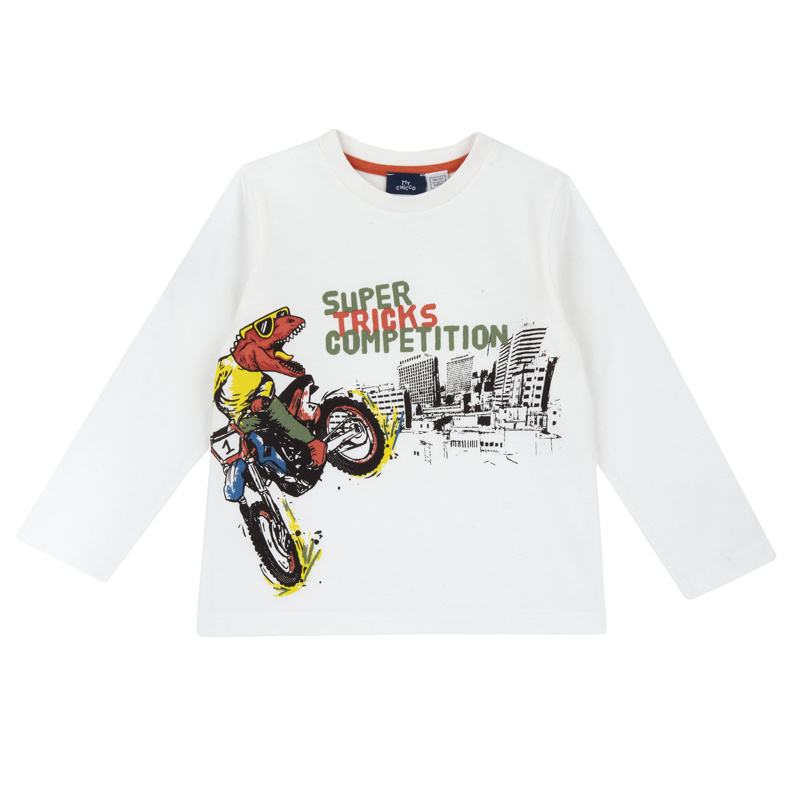 T-SHIRT LONG SLEEVE - WHITE