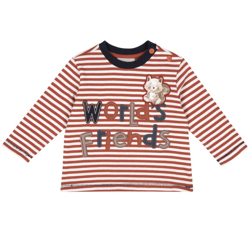 T-SHIRT LONG SLEEVE - MEDIUM BROWN