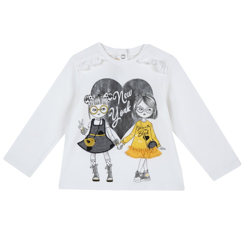 T-SHIRT LONG SLEEVE - WHITE