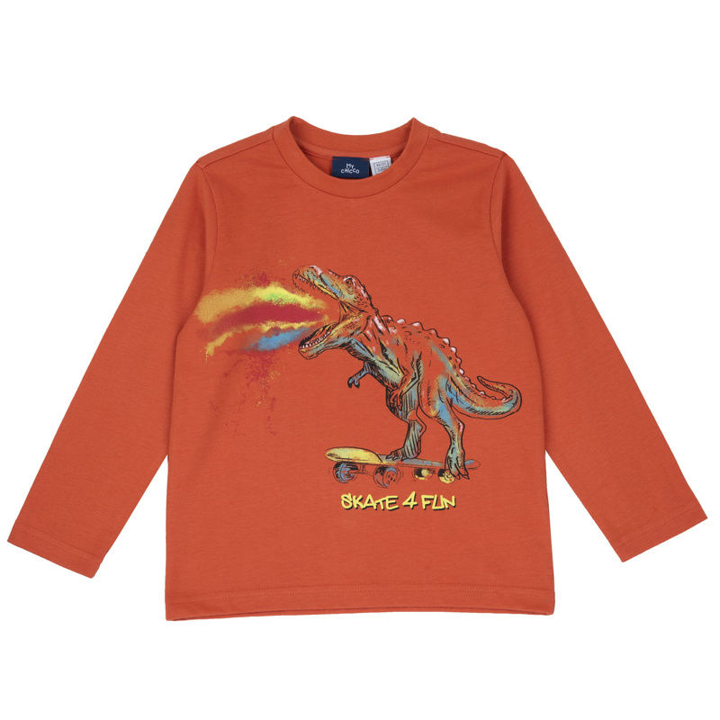 T-SHIRT LONG SLEEVE - MEDIUM ORANGE