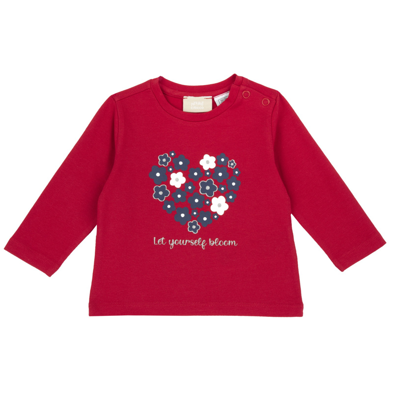 T-SHIRT LONG SLEEVE - MEDIUM RED