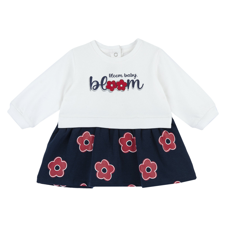 DRESS LONG SLEEVE - WHITE