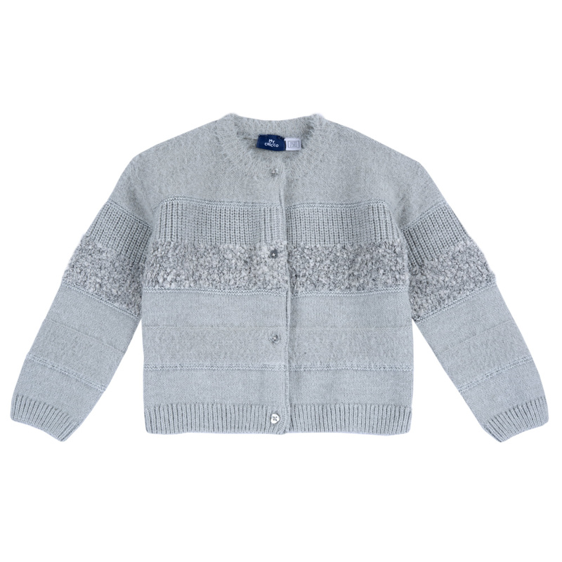 CARDIGAN - MEDIUM GREY