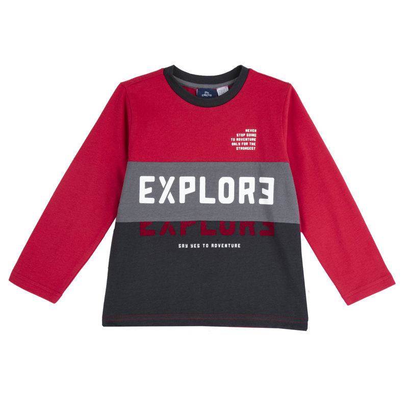 T-SHIRT LONG SLEEVE - MEDIUM RED