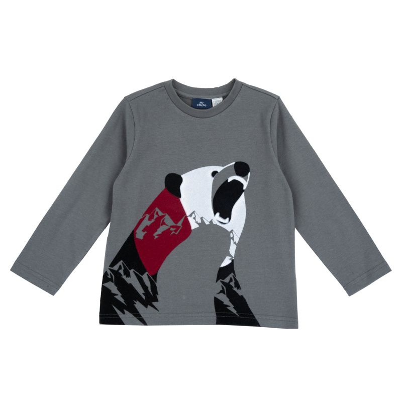 T-SHIRT LONG SLEEVE - MEDIUM GREY