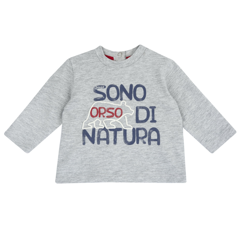 T-SHIRT LONG SLEEVE - MEDIUM GREY