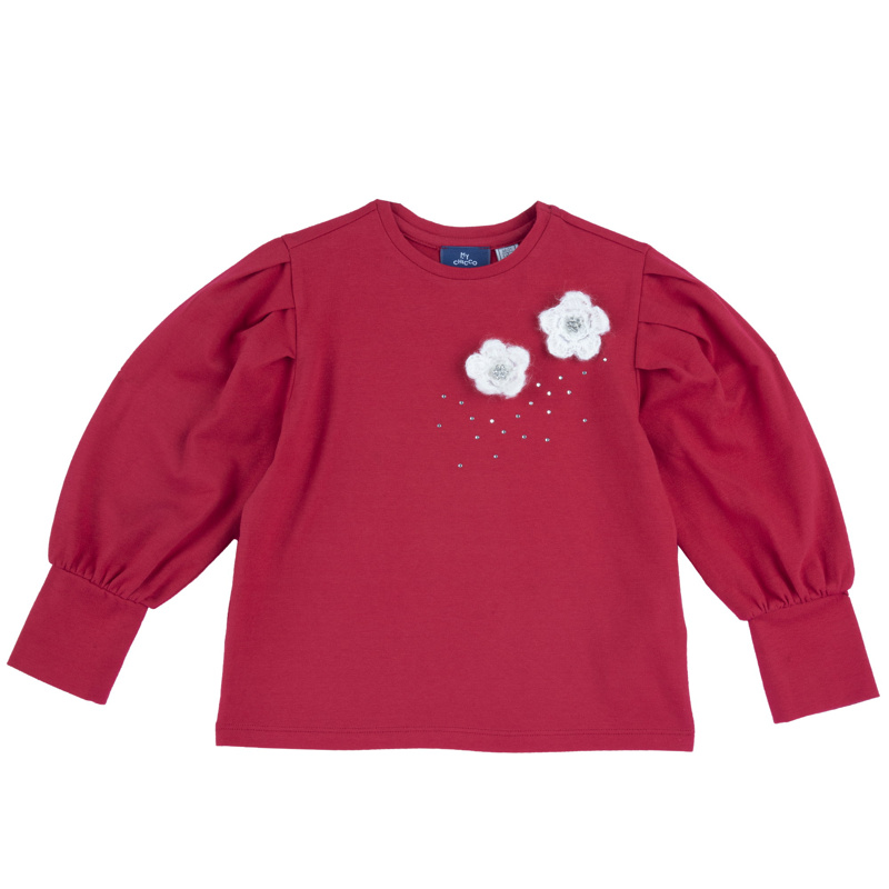 T-SHIRT LONG SLEEVE - MEDIUM RED