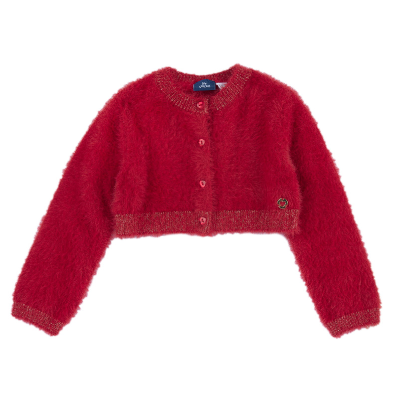CARDIGAN - MEDIUM RED