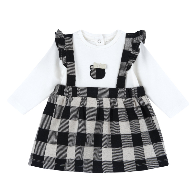 DRESS LONG SLEEVE - BLACK