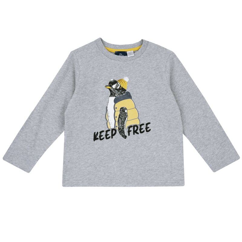 T-SHIRT LONG SLEEVE - LIGHT GREY