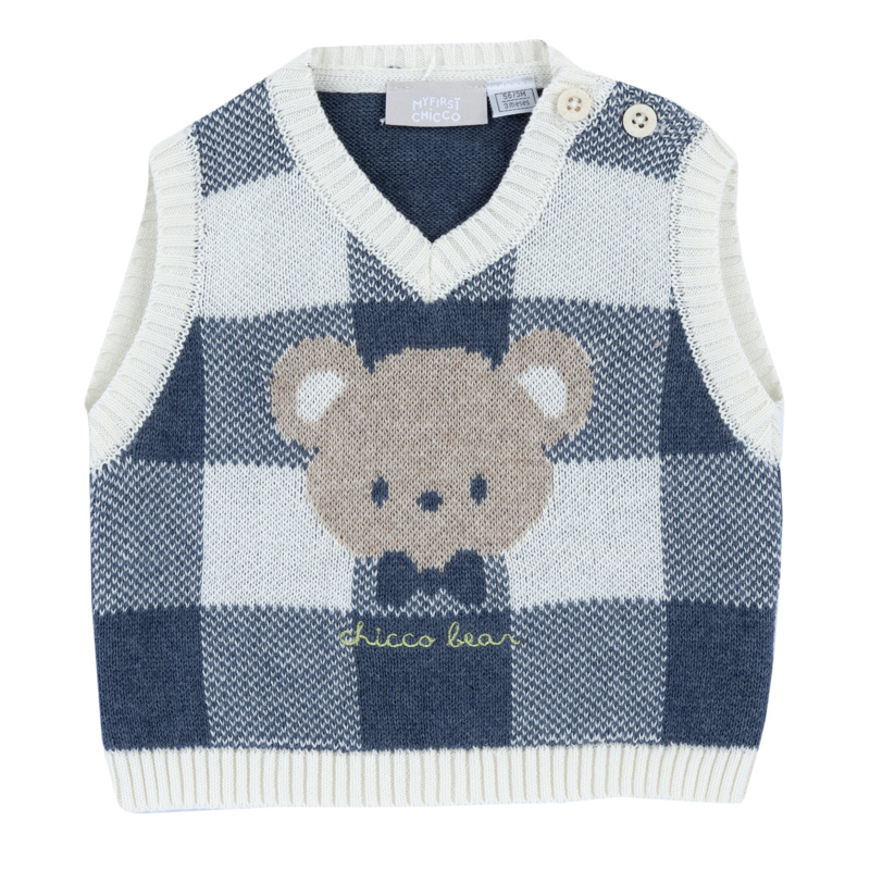 VEST - MEDIUM LIGHT BLUE