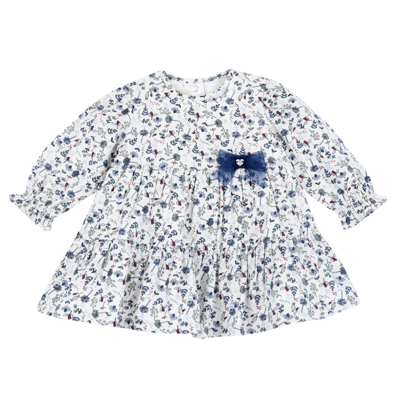 DRESS LONG SLEEVE - WHITE