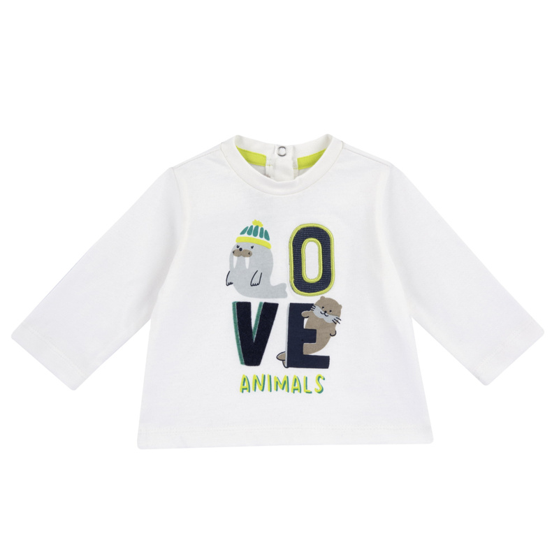 T-SHIRT LONG SLEEVE - WHITE