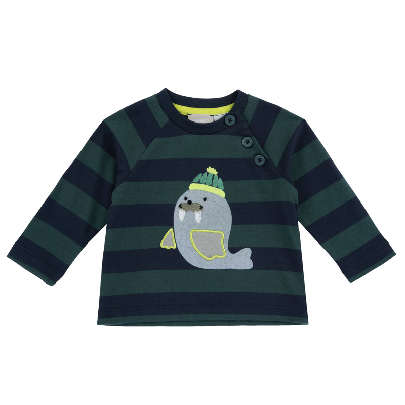 T-SHIRT LONG SLEEVE - STEEL
