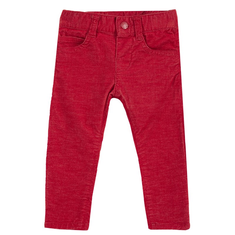 TROUSERS - MEDIUM RED