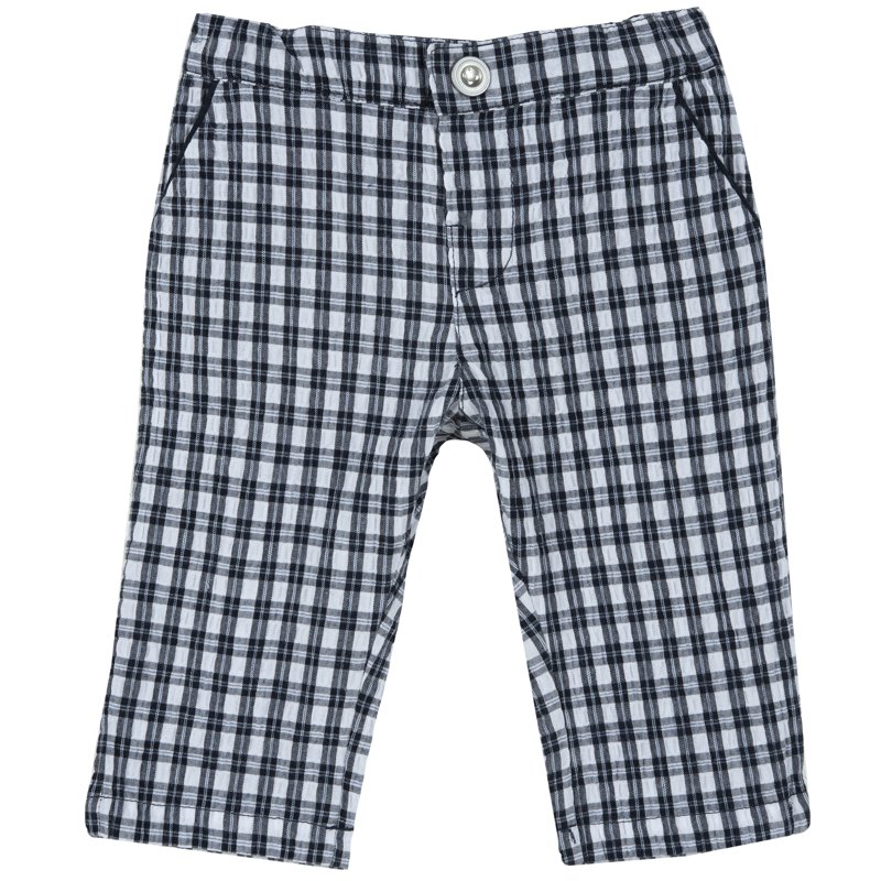 TROUSERS - WHITE/BLUE