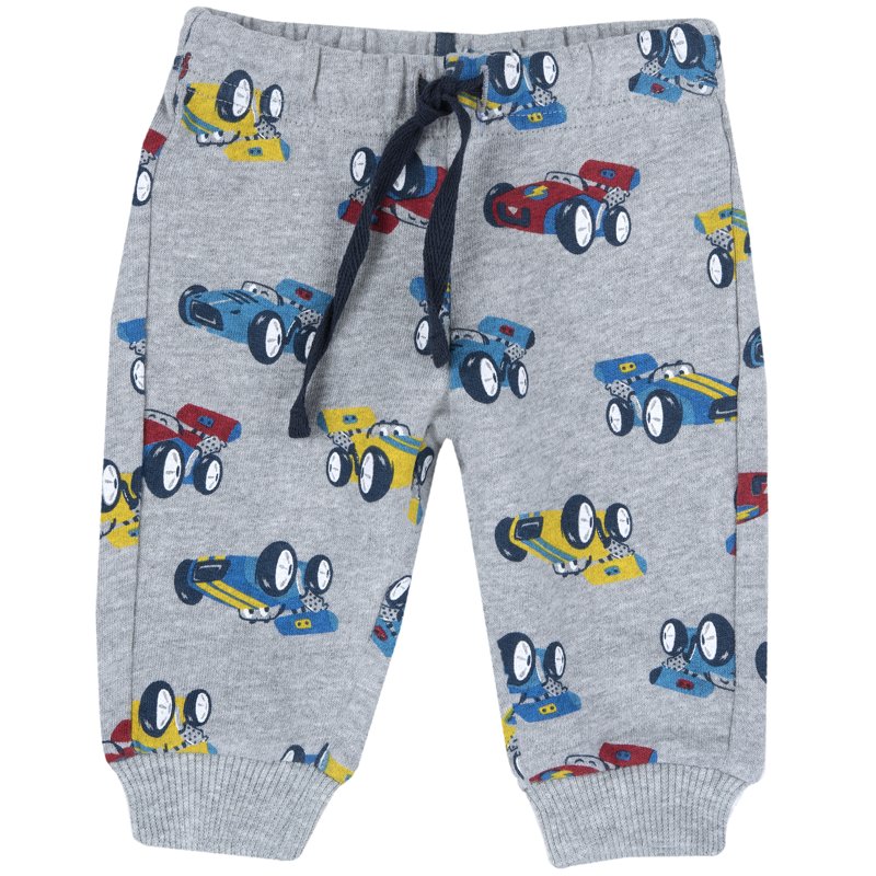SPORT PANTS - GREY PRINTED