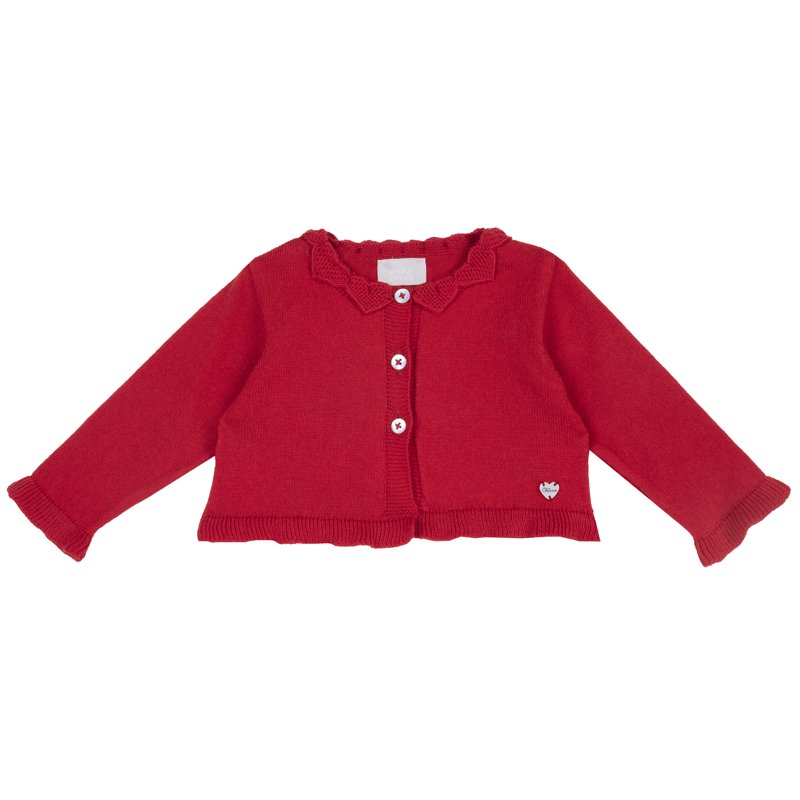 CARDIGAN - MEDIUM RED
