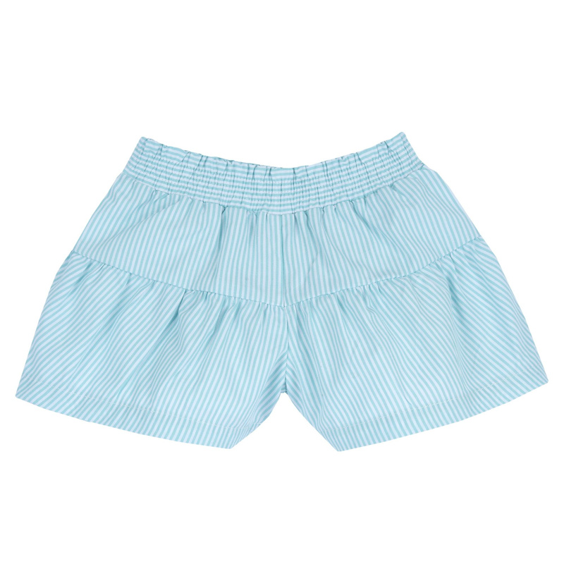 SHORTS - WHITE/LIGHT BLUE