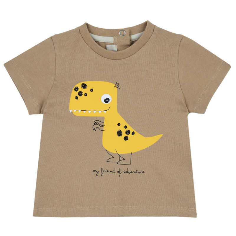 T-SHIRT SHORT SLEEVE - MEDIUM BROWN