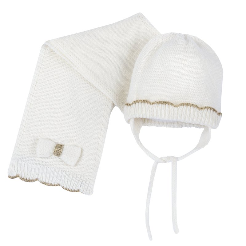 SET 2: HAT + SCARF - NATURAL