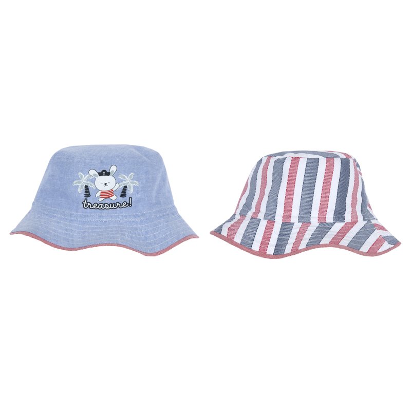 PANAMA - WHITE/LIGHT BLUE