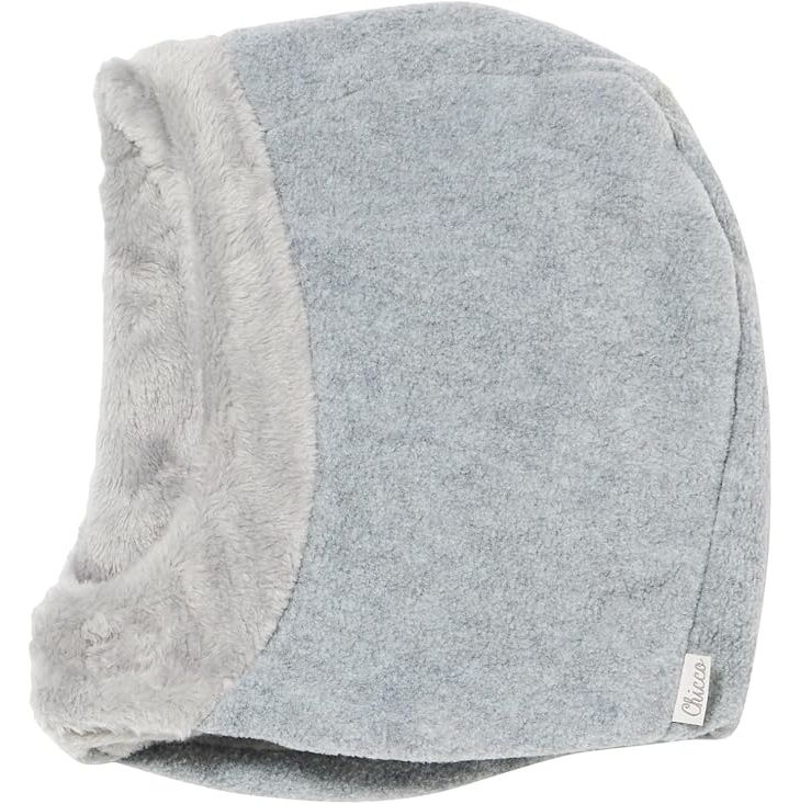 SET 3: DRESS LONG SLEEVE + LEGGINGS + HAT - LIGHT GREY