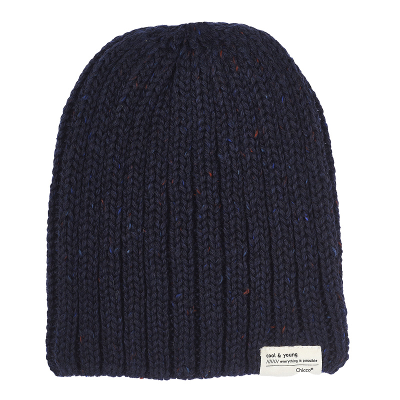 SET 3: DRESS LONG SLEEVE + LEGGINGS + HAT - DARK BLUE
