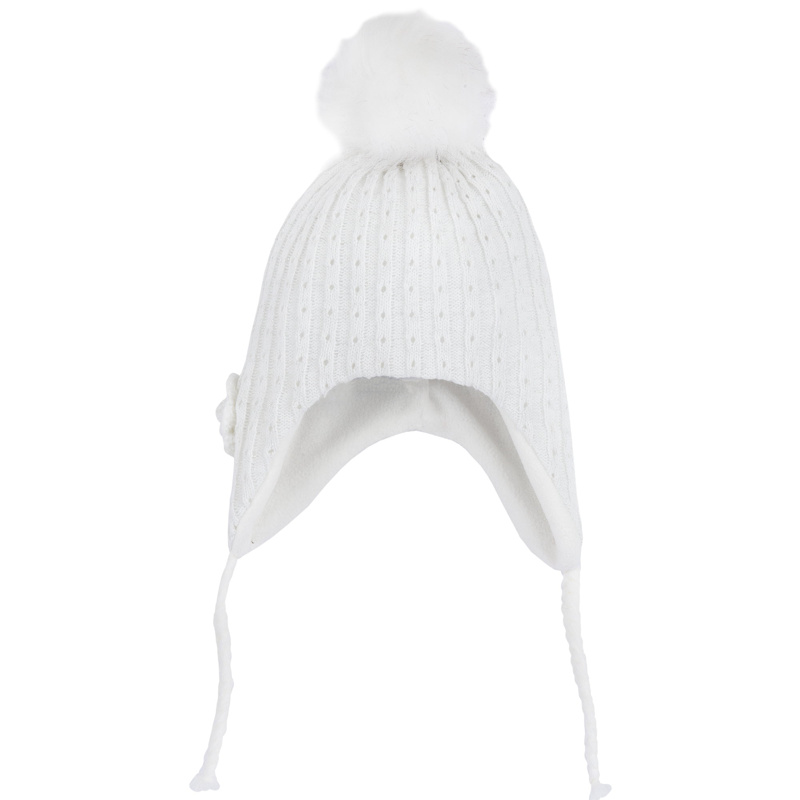 SET 3: DRESS LONG SLEEVE + LEGGINGS + HAT - WHITE