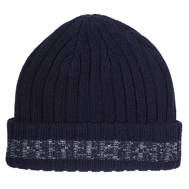 SET 3: DRESS LONG SLEEVE + LEGGINGS + HAT - DARK BLUE