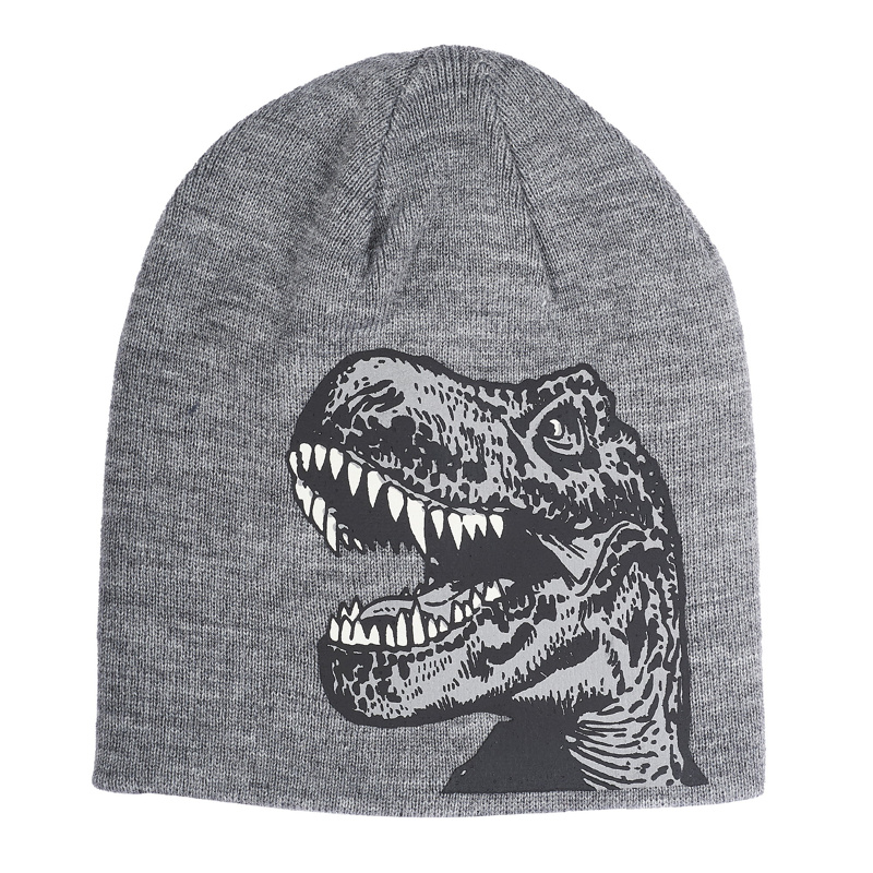 SET 3: DRESS LONG SLEEVE + LEGGINGS + HAT - MEDIUM GREY
