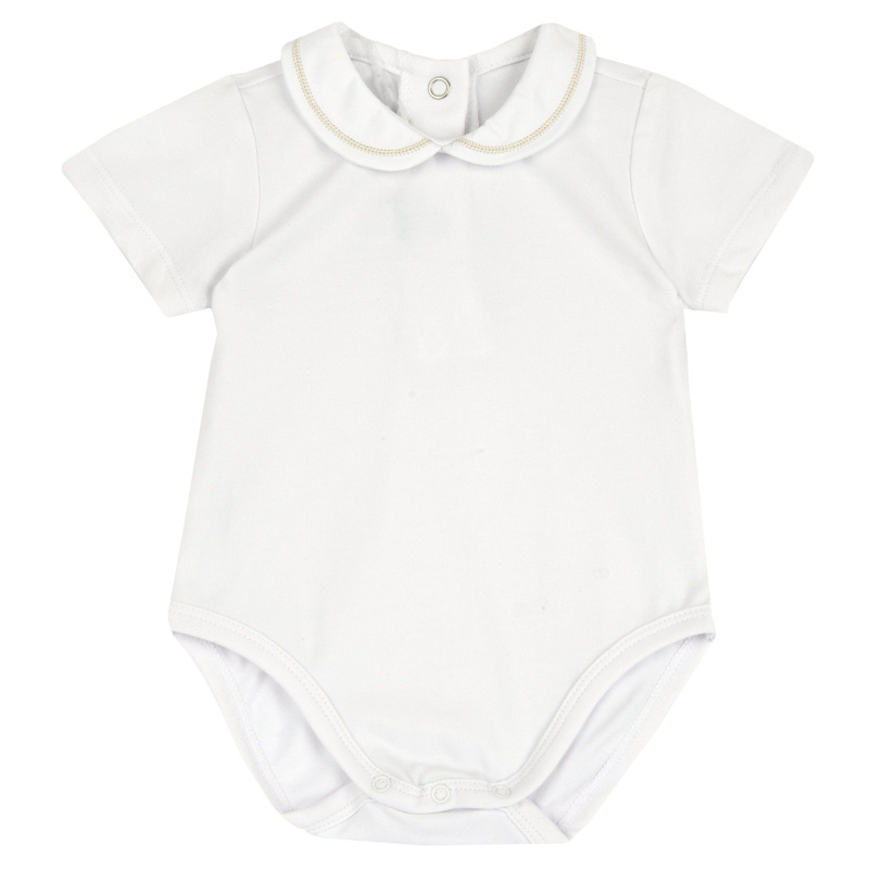 BODYSUIT SHORT SLEEVE - MEDIUM NATURAL